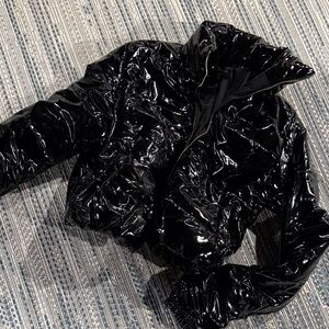 Women's Black Puffer Jacket